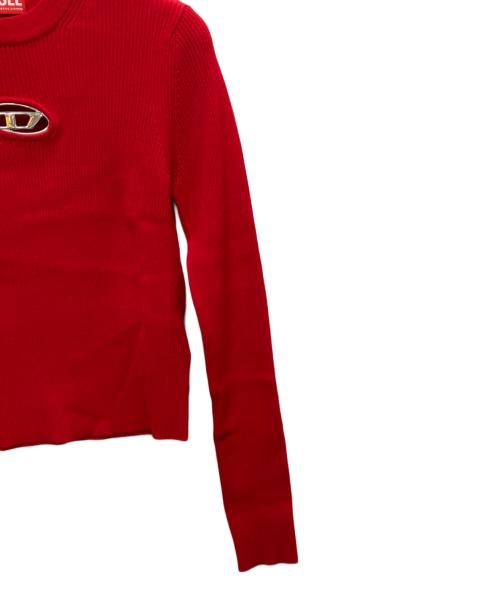 DIESEL（ディーゼル）DIESEL (ディーゼル) ニット レッド サイズ:SIZE Mの古着・服飾アイテム
