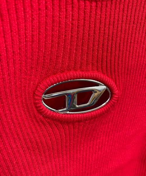 DIESEL（ディーゼル）DIESEL (ディーゼル) ニット レッド サイズ:SIZE Mの古着・服飾アイテム