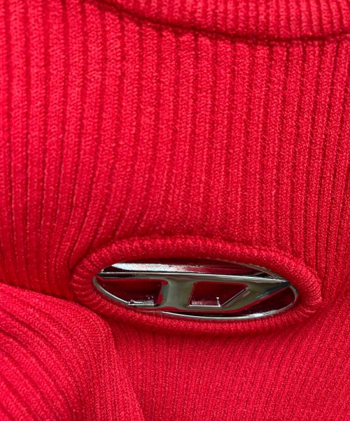 DIESEL（ディーゼル）DIESEL (ディーゼル) ニット レッド サイズ:SIZE Mの古着・服飾アイテム