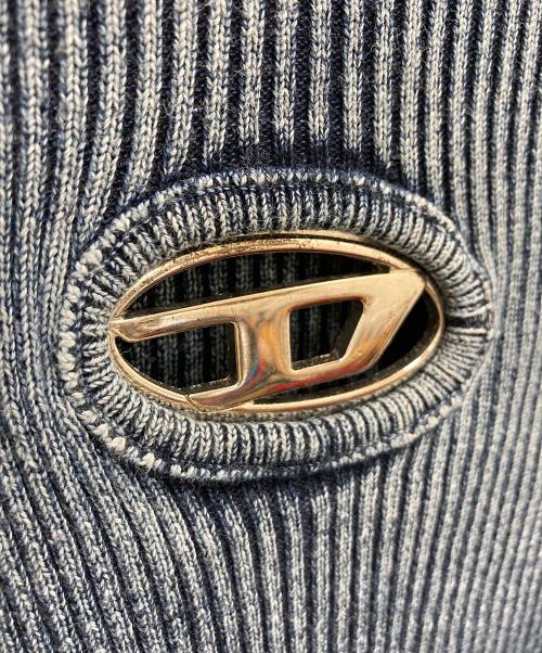 DIESEL（ディーゼル）DIESEL (ディーゼル) ニット ネイビー サイズ:SIZE Mの古着・服飾アイテム