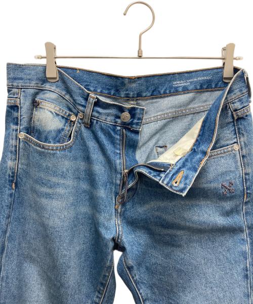 OFFWHITE（オフホワイト）OFFWHITE (オフホワイト) デニムパンツ インディゴ サイズ:SIZE 81cm (W32)の古着・服飾アイテム