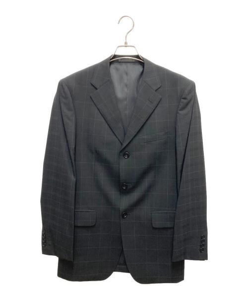 BURBERRY BLACK LABEL（バーバリーブラックレーベル）BURBERRY BLACK LABEL (バーバリーブラックレーベル) 3ボタンセットアップスーツ ブラック サイズ:40Rの古着・服飾アイテム