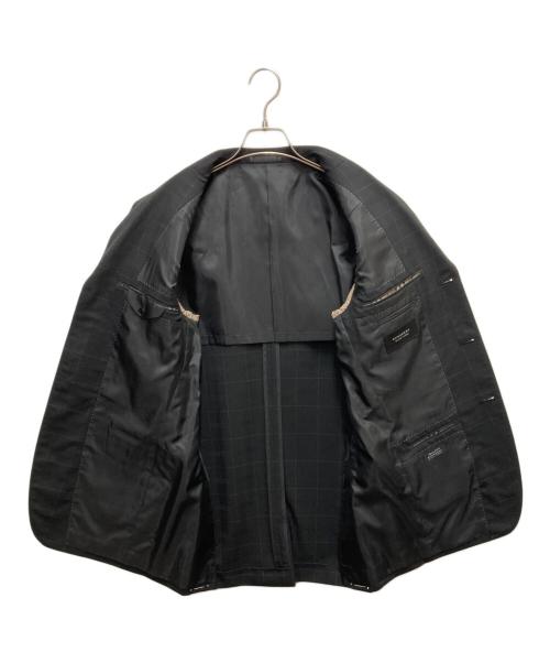 BURBERRY BLACK LABEL（バーバリーブラックレーベル）BURBERRY BLACK LABEL (バーバリーブラックレーベル) 3ボタンセットアップスーツ ブラック サイズ:40Rの古着・服飾アイテム