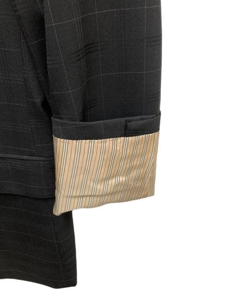 BURBERRY BLACK LABEL（バーバリーブラックレーベル）BURBERRY BLACK LABEL (バーバリーブラックレーベル) 3ボタンセットアップスーツ ブラック サイズ:40Rの古着・服飾アイテム