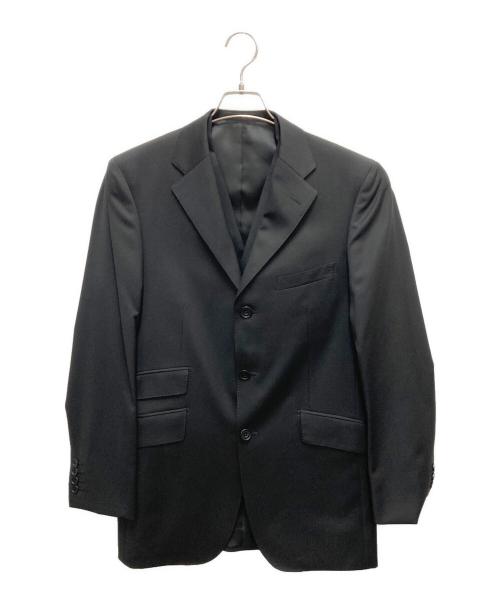 BURBERRY BLACK LABEL（バーバリーブラックレーベル）BURBERRY BLACK LABEL (バーバリーブラックレーベル) 3ボタンセットアップスーツ ブラック サイズ:40Rの古着・服飾アイテム