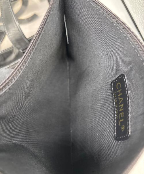 CHANEL（シャネル）CHANEL (シャネル) クリアトートバッグ　トリプルココマーク ブラックの古着・服飾アイテム