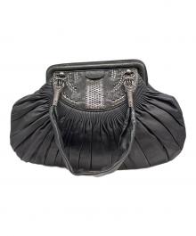 Christian Dior（クリスチャン ディオール）の古着「トートバッグ　プリッセバスケット」｜ブラック