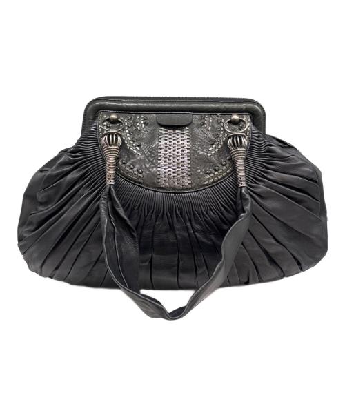 Christian Dior（クリスチャン ディオール）Christian Dior (クリスチャン ディオール) トートバッグ　プリッセバスケット ブラックの古着・服飾アイテム