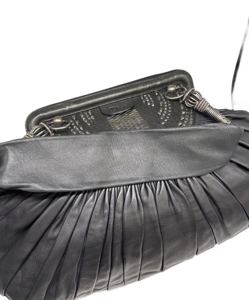 Christian Dior（クリスチャン ディオール）Christian Dior (クリスチャン ディオール) トートバッグ　プリッセバスケット ブラックの古着・服飾アイテム