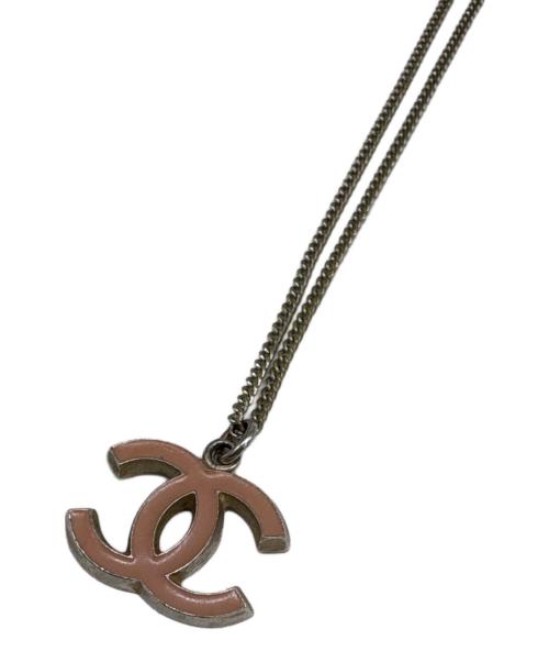 CHANEL（シャネル）CHANEL (シャネル) ココマークネックレス ピンクの古着・服飾アイテム