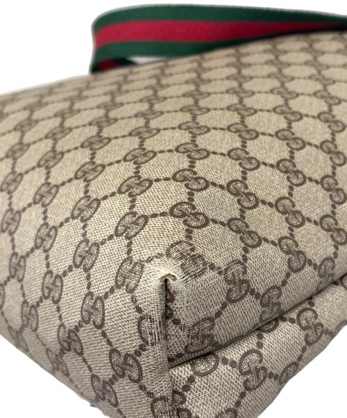 GUCCI（グッチ）GUCCI (グッチ) GGプラス トートバッグ ブラウンの古着・服飾アイテム