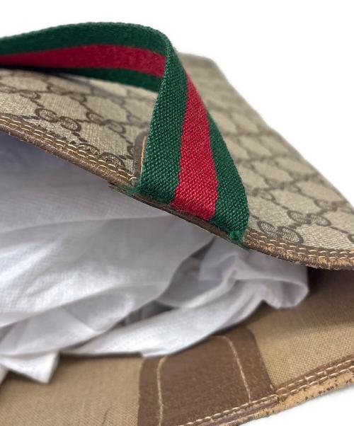 GUCCI（グッチ）GUCCI (グッチ) GGプラス トートバッグ ブラウンの古着・服飾アイテム