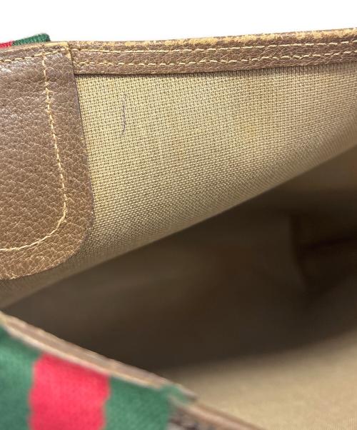 GUCCI（グッチ）GUCCI (グッチ) GGプラス トートバッグ ブラウンの古着・服飾アイテム