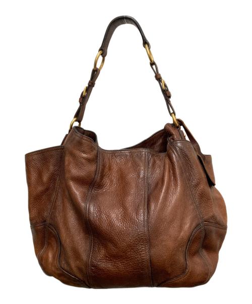 PRADA（プラダ）PRADA (プラダ) ワンショルダーバッグ　1BC3786 ブラウンの古着・服飾アイテム