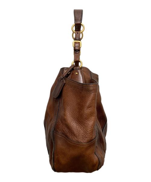 PRADA（プラダ）PRADA (プラダ) ワンショルダーバッグ　1BC3786 ブラウンの古着・服飾アイテム