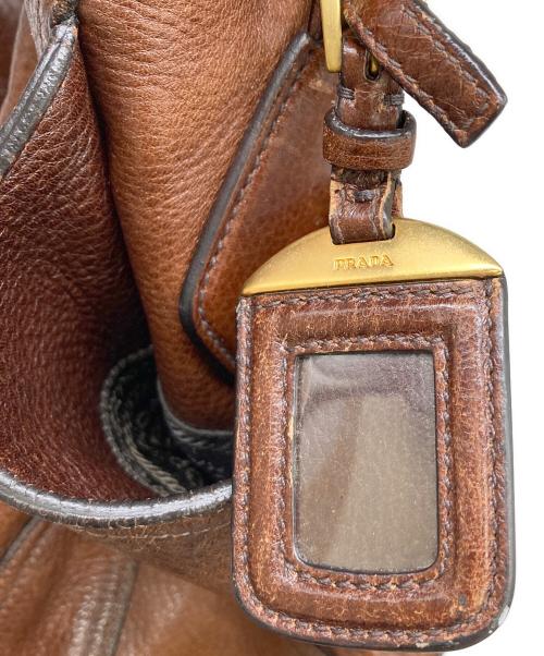 PRADA（プラダ）PRADA (プラダ) ワンショルダーバッグ　1BC3786 ブラウンの古着・服飾アイテム