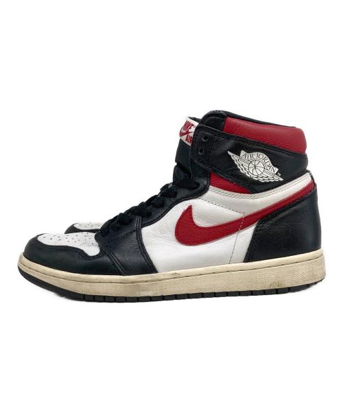 NIKE（ナイキ）NIKE (ナイキ) AIR JORDAN 1 RETRO HIGH OG BRED TOE ブラック×ホワイト サイズ:SIZE 26.5cmの古着・服飾アイテム