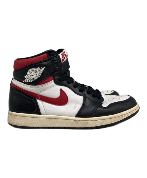 NIKE（ナイキ）NIKE (ナイキ) AIR JORDAN 1 RETRO HIGH OG BRED TOE ブラック×ホワイト サイズ:SIZE 26.5cmの古着・服飾アイテム