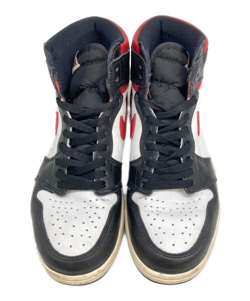 NIKE（ナイキ）NIKE (ナイキ) AIR JORDAN 1 RETRO HIGH OG BRED TOE ブラック×ホワイト サイズ:SIZE 26.5cmの古着・服飾アイテム