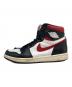 NIKE (ナイキ) AIR JORDAN 1 RETRO HIGH OG BRED TOE ブラック×ホワイト サイズ:SIZE 26.5cm：15000円