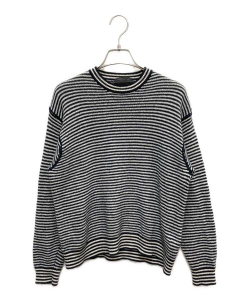 PRADA（プラダ）PRADA (プラダ) ニット ブラック×ホワイト サイズ:SIZE 44の古着・服飾アイテム