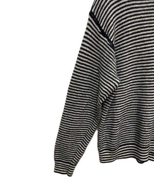 PRADA（プラダ）PRADA (プラダ) ニット ブラック×ホワイト サイズ:SIZE 44の古着・服飾アイテム