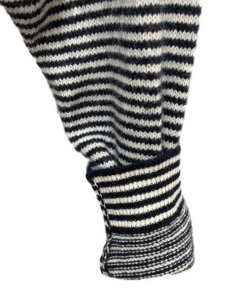 PRADA（プラダ）PRADA (プラダ) ニット ブラック×ホワイト サイズ:SIZE 44の古着・服飾アイテム