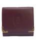 Cartier（カルティエ）の古着「コインケース　マストライン」｜ボルドー
