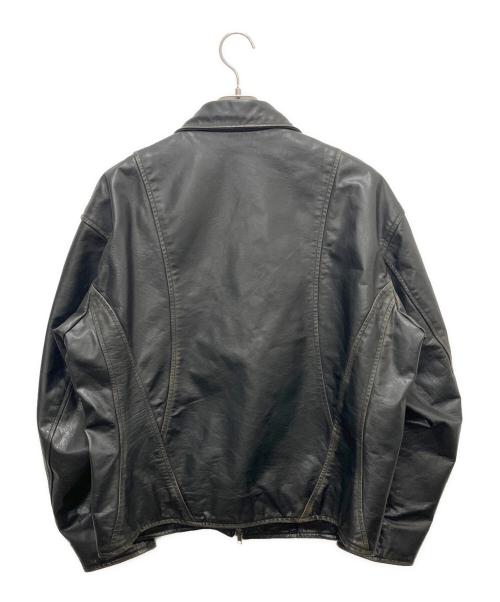 JOURNAL STANDARD（ジャーナルスタンダード）JOURNAL STANDARD (ジャーナルスタンダード) バッファローレザー ドライビングブルゾン ブラック サイズ:SIZE Mの古着・服飾アイテム