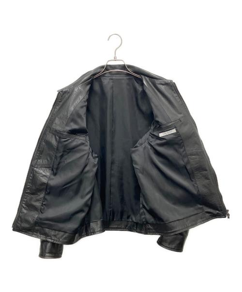 JOURNAL STANDARD（ジャーナルスタンダード）JOURNAL STANDARD (ジャーナルスタンダード) バッファローレザー ドライビングブルゾン ブラック サイズ:SIZE Mの古着・服飾アイテム