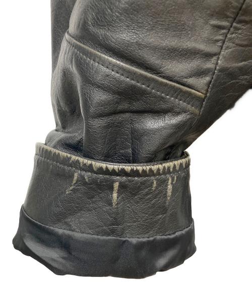 JOURNAL STANDARD（ジャーナルスタンダード）JOURNAL STANDARD (ジャーナルスタンダード) バッファローレザー ドライビングブルゾン ブラック サイズ:SIZE Mの古着・服飾アイテム