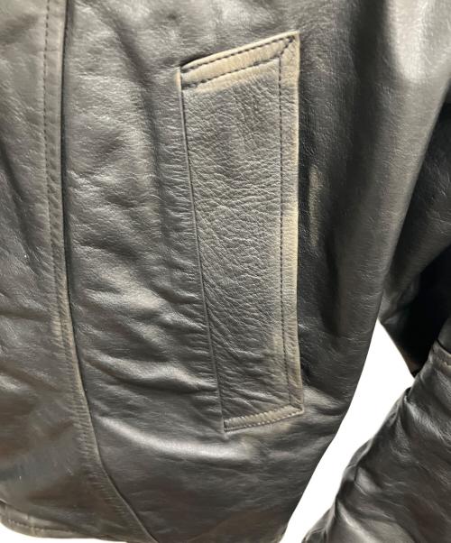 JOURNAL STANDARD（ジャーナルスタンダード）JOURNAL STANDARD (ジャーナルスタンダード) バッファローレザー ドライビングブルゾン ブラック サイズ:SIZE Mの古着・服飾アイテム