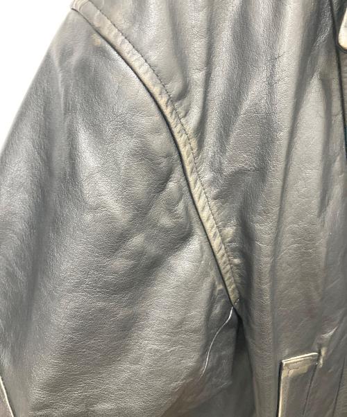 JOURNAL STANDARD（ジャーナルスタンダード）JOURNAL STANDARD (ジャーナルスタンダード) バッファローレザー ドライビングブルゾン ブラック サイズ:SIZE Mの古着・服飾アイテム