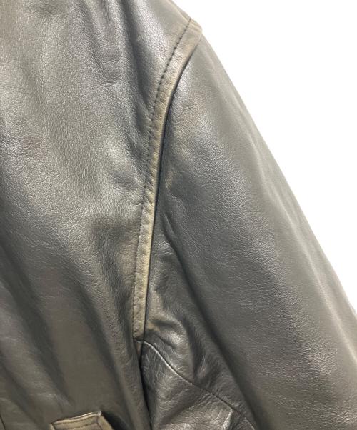 JOURNAL STANDARD（ジャーナルスタンダード）JOURNAL STANDARD (ジャーナルスタンダード) バッファローレザー ドライビングブルゾン ブラック サイズ:SIZE Mの古着・服飾アイテム