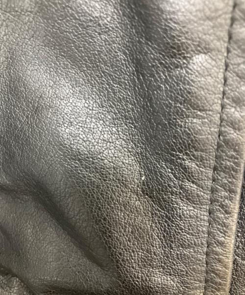 JOURNAL STANDARD（ジャーナルスタンダード）JOURNAL STANDARD (ジャーナルスタンダード) バッファローレザー ドライビングブルゾン ブラック サイズ:SIZE Mの古着・服飾アイテム