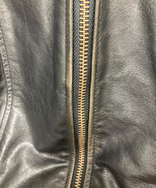 JOURNAL STANDARD（ジャーナルスタンダード）JOURNAL STANDARD (ジャーナルスタンダード) バッファローレザー ドライビングブルゾン ブラック サイズ:SIZE Mの古着・服飾アイテム