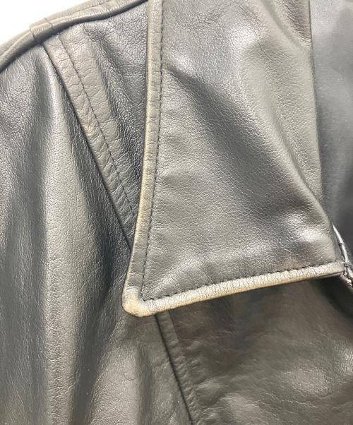 JOURNAL STANDARD（ジャーナルスタンダード）JOURNAL STANDARD (ジャーナルスタンダード) バッファローレザー ドライビングブルゾン ブラック サイズ:SIZE Mの古着・服飾アイテム