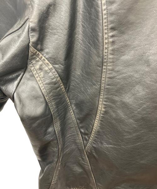 JOURNAL STANDARD（ジャーナルスタンダード）JOURNAL STANDARD (ジャーナルスタンダード) バッファローレザー ドライビングブルゾン ブラック サイズ:SIZE Mの古着・服飾アイテム