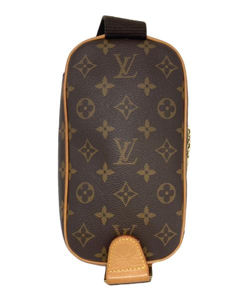 LOUIS VUITTON（ルイ ヴィトン）LOUIS VUITTON (ルイ ヴィトン) ポシェット　ポシェットガンジュ ブラウンの古着・服飾アイテム