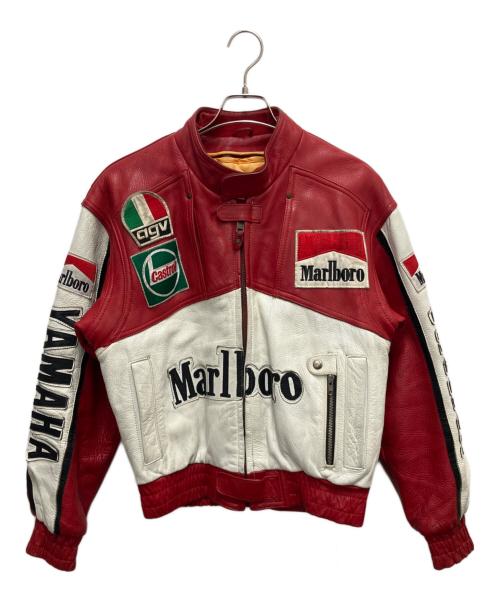 PLICANA（プリカーナ）PLICANA (プリカーナ) レザージャケット　マルボロ レッド サイズ:SIZE Lの古着・服飾アイテム