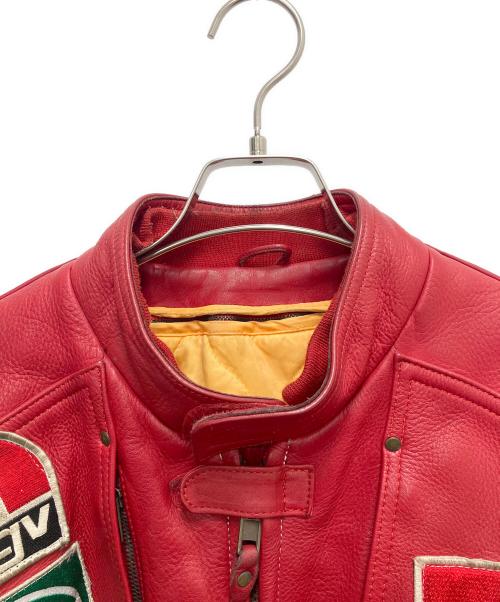 PLICANA（プリカーナ）PLICANA (プリカーナ) レザージャケット　マルボロ レッド サイズ:SIZE Lの古着・服飾アイテム