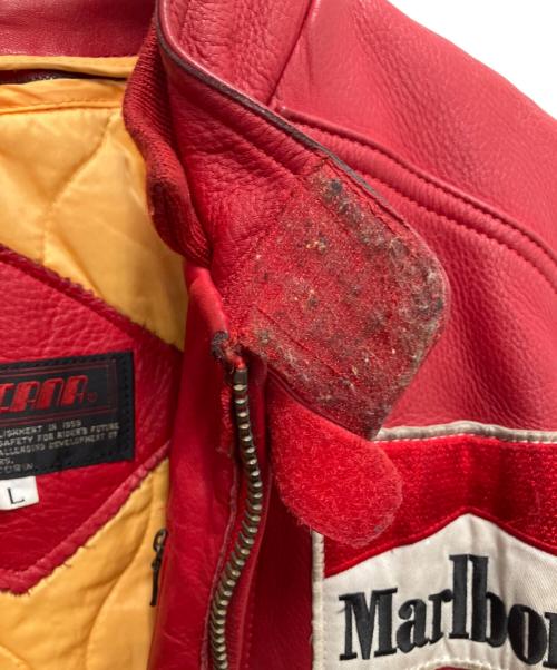 PLICANA（プリカーナ）PLICANA (プリカーナ) レザージャケット　マルボロ レッド サイズ:SIZE Lの古着・服飾アイテム