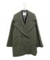 GALLARDA GALANTE（ガリャルダガランテ）の古着「モヘヤシャギーハーフコート」｜グリーン