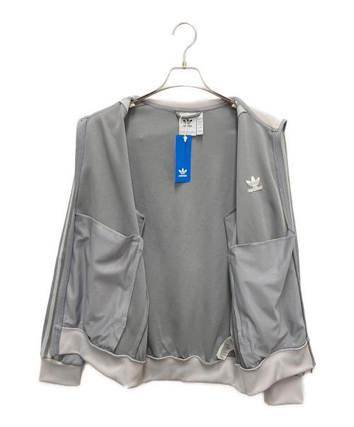 adidas（アディダス）adidas (アディダス) トラックジャケット グレー サイズ:SIZE L 未使用品の古着・服飾アイテム