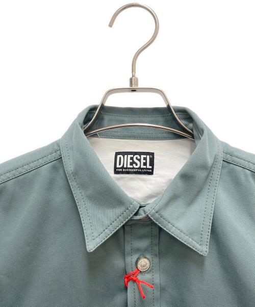 DIESEL（ディーゼル）DIESEL (ディーゼル) シャツジャケット グリーン サイズ:SIZE XS 未使用品の古着・服飾アイテム