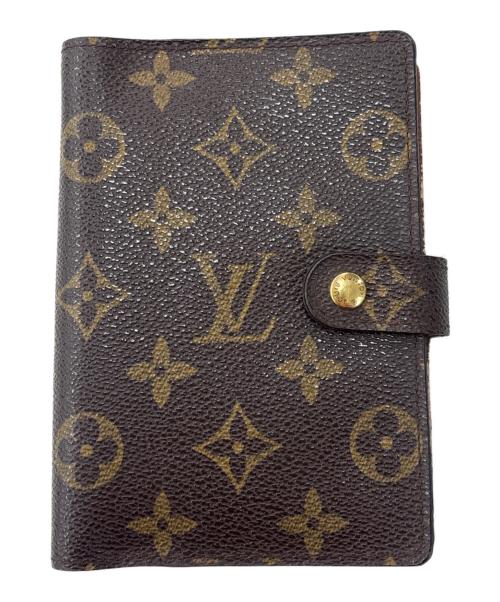 LOUIS VUITTON（ルイ ヴィトン）LOUIS VUITTON (ルイ ヴィトン) 手帳カバー　アジェンダPM ブラウンの古着・服飾アイテム