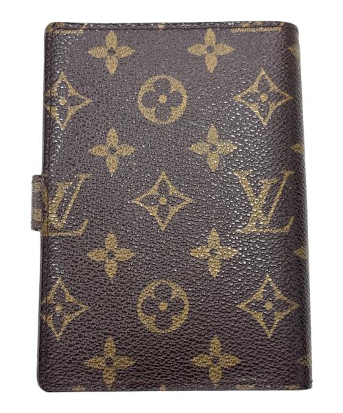 LOUIS VUITTON（ルイ ヴィトン）LOUIS VUITTON (ルイ ヴィトン) 手帳カバー　アジェンダPM ブラウンの古着・服飾アイテム