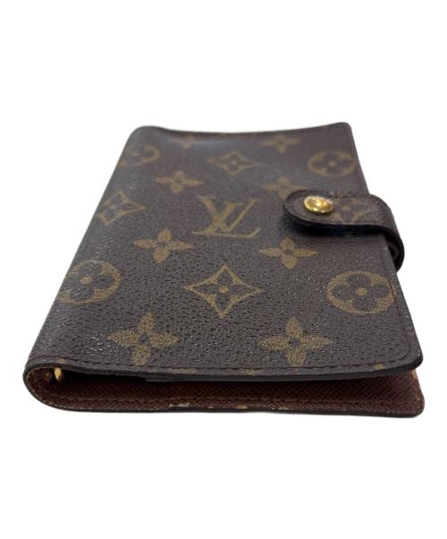 LOUIS VUITTON（ルイ ヴィトン）LOUIS VUITTON (ルイ ヴィトン) 手帳カバー　アジェンダPM ブラウンの古着・服飾アイテム
