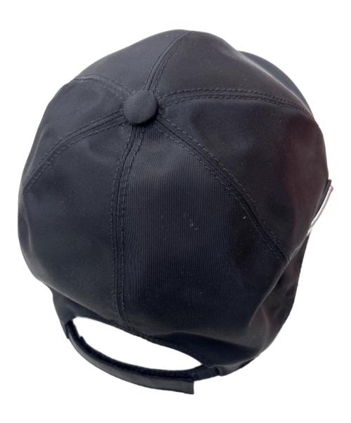 PRADA（プラダ）PRADA (プラダ) Re-Nylon ベースボールキャップ ブラック サイズ:SIZE S　57cmの古着・服飾アイテム