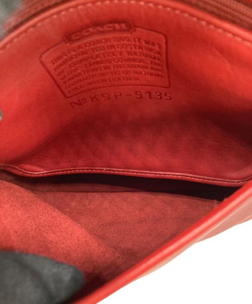 COACH（コーチ）COACH (コーチ) ショルダーバッグ レッドの古着・服飾アイテム